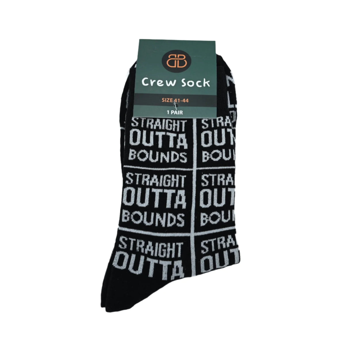 "Straight Outta Bounds" Socks