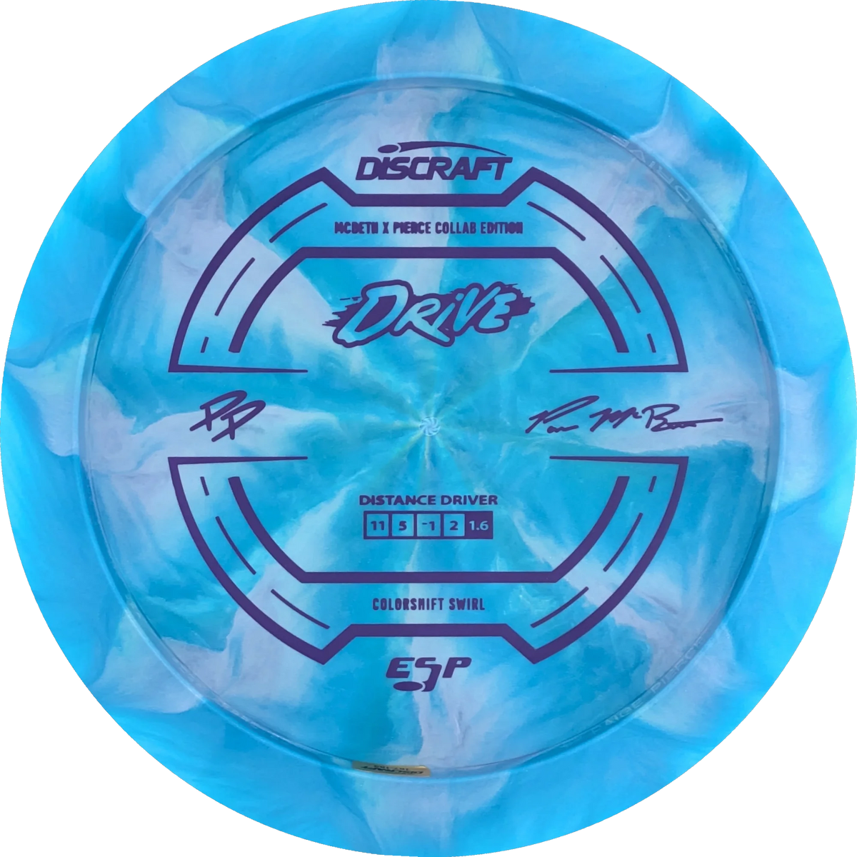 ESP Colorshift Swirl 2025 Paige Pierce & Paul Mcbeth Collab Drive
