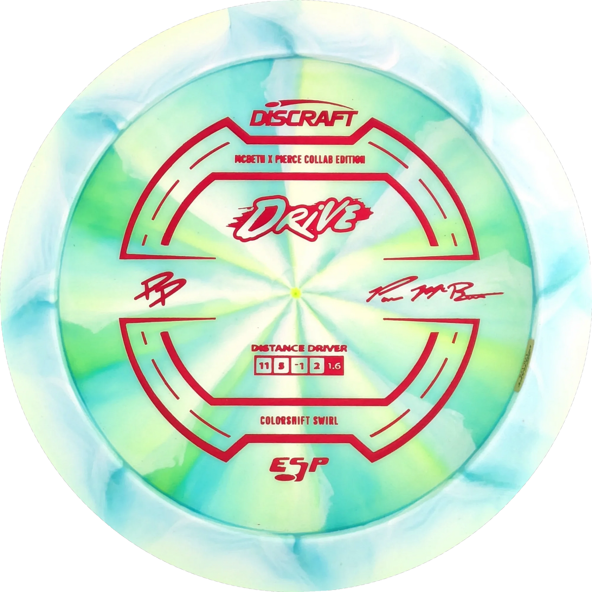 ESP Colorshift Swirl 2025 Paige Pierce & Paul Mcbeth Collab Drive